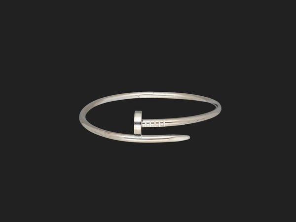 Cartier Juste Un Clou Bracelet MM White Gold Size 17 CRB6048317