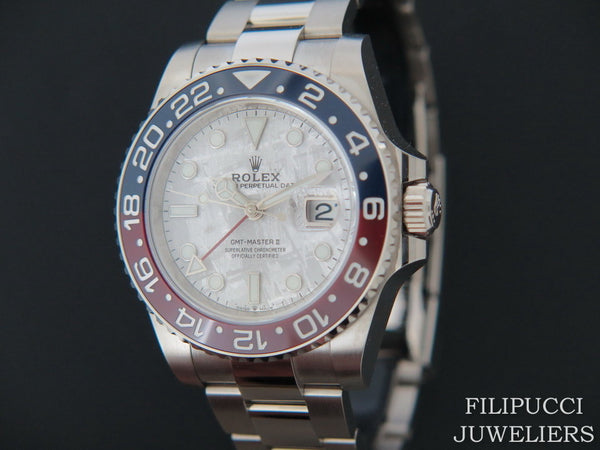 Rolex GMT Master II White Gold Meteorite Dial