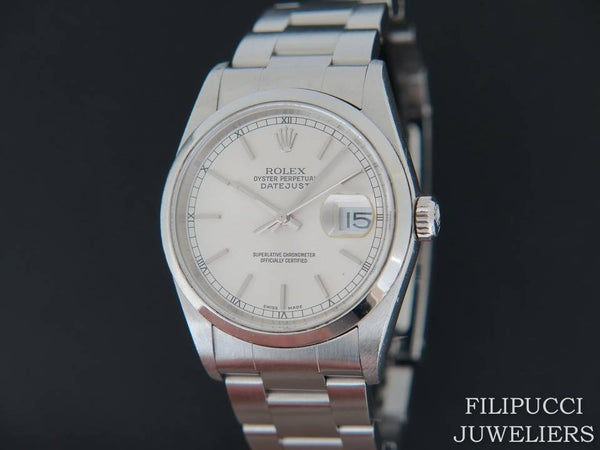 Rolex Datejust Silver Dial