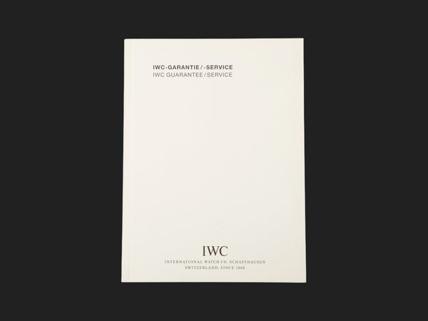 IWC Warranty Booklet
