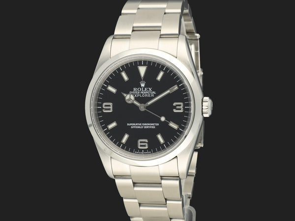 Rolex Explorer Black Dial 36
