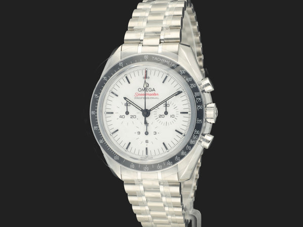 Omega Speedmaster Professional Moonwatch White Dial NEW