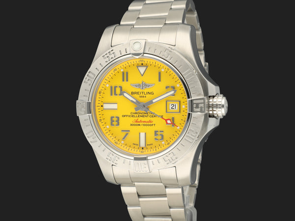 Breitling Avenger II Seawolf 45 Yellow Dial A1733110