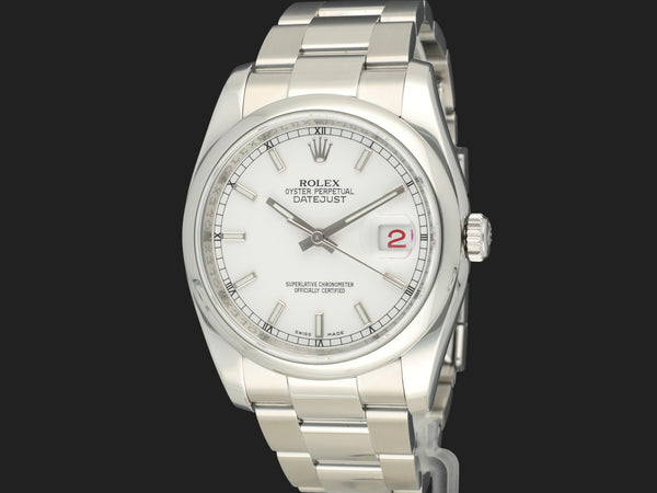 Rolex Datejust 36 White Dial