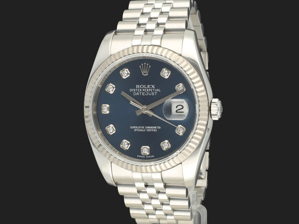 Rolex Datejust 36 Blue Diamond Dial