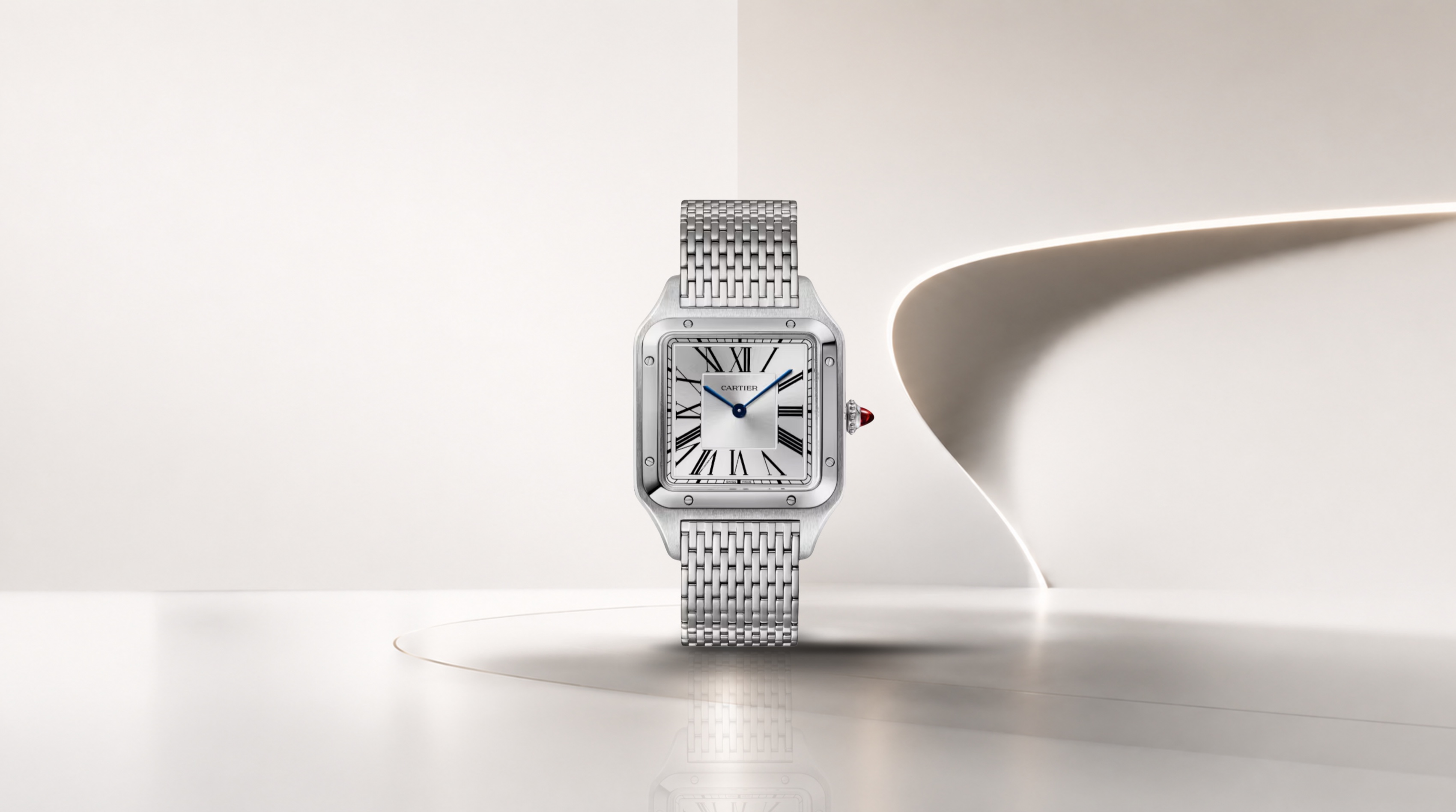 Cartier Santos-Dumont steel — Filipucci Juweliers Maastricht