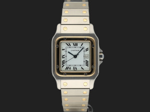 Cartier Santos Carree Automatic Gold/Steel 2961