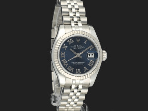 Rolex Lady-Datejust 26 Roman Blue Dial 179174 