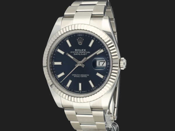 Rolex - Datejust 41 Blue Dial 126334 NEW 