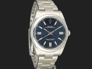 Rolex Oyster Perpetual 41 Blue Dial 124300 NEW