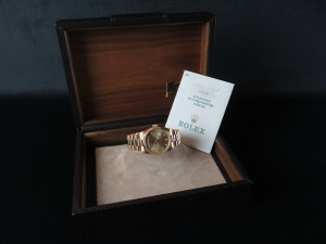 Rolex Day-Date Yellow Gold Champagne Diamond Dial 18238 