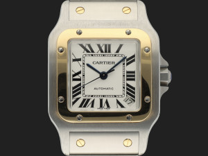 Cartier Santos Galbee XL Gold/Steel W20099C4 / 2823