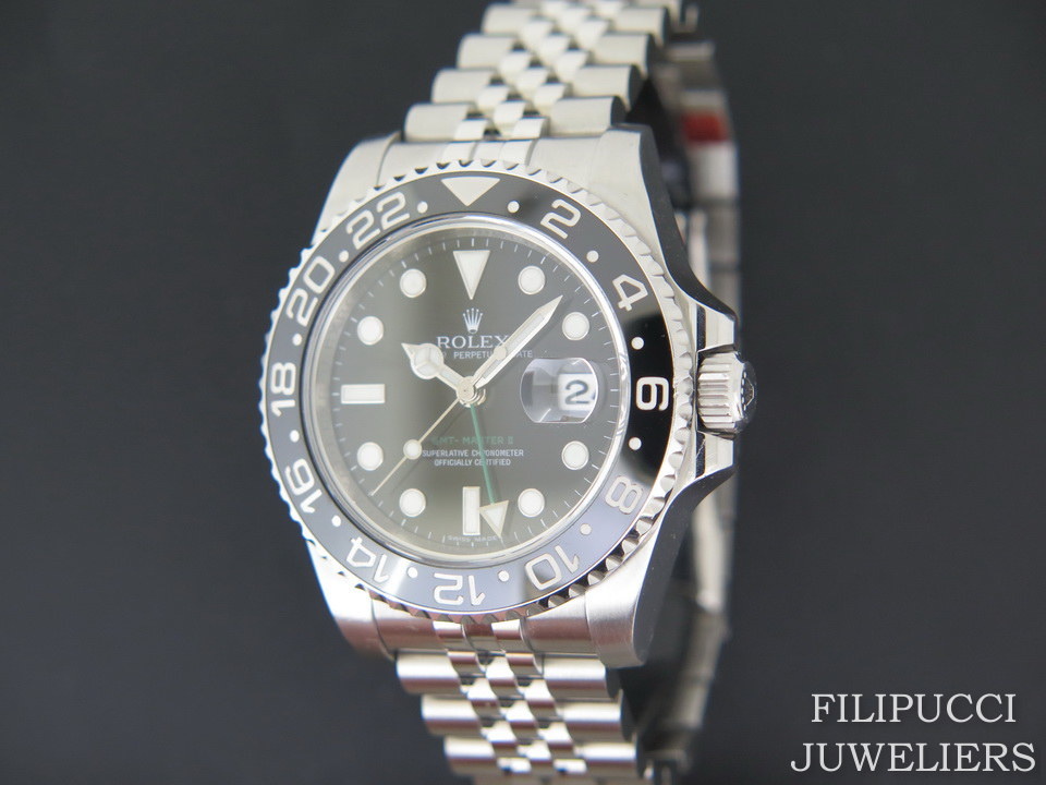 Rolex GMT Master II 116710LN JUBILEE Watches Filipucci Juweliers