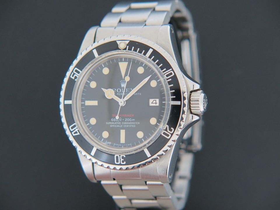 Rolex submariner sales red writing