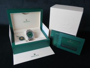 Rolex Oyster Perpetual 41 Green Dial 124300