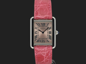 Cartier Tank Solo Small Pink Dial W5200000 / 3170