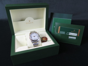 Rolex Air-King White Arab Dial 114200