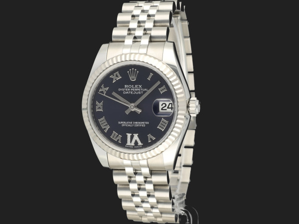 Rolex - Datejust 31 Aubergine Roman Diamond Dial 178274