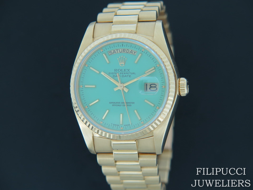 Rolex Day Date 18038 Stella Dial Uhren Filipucci Juwelers