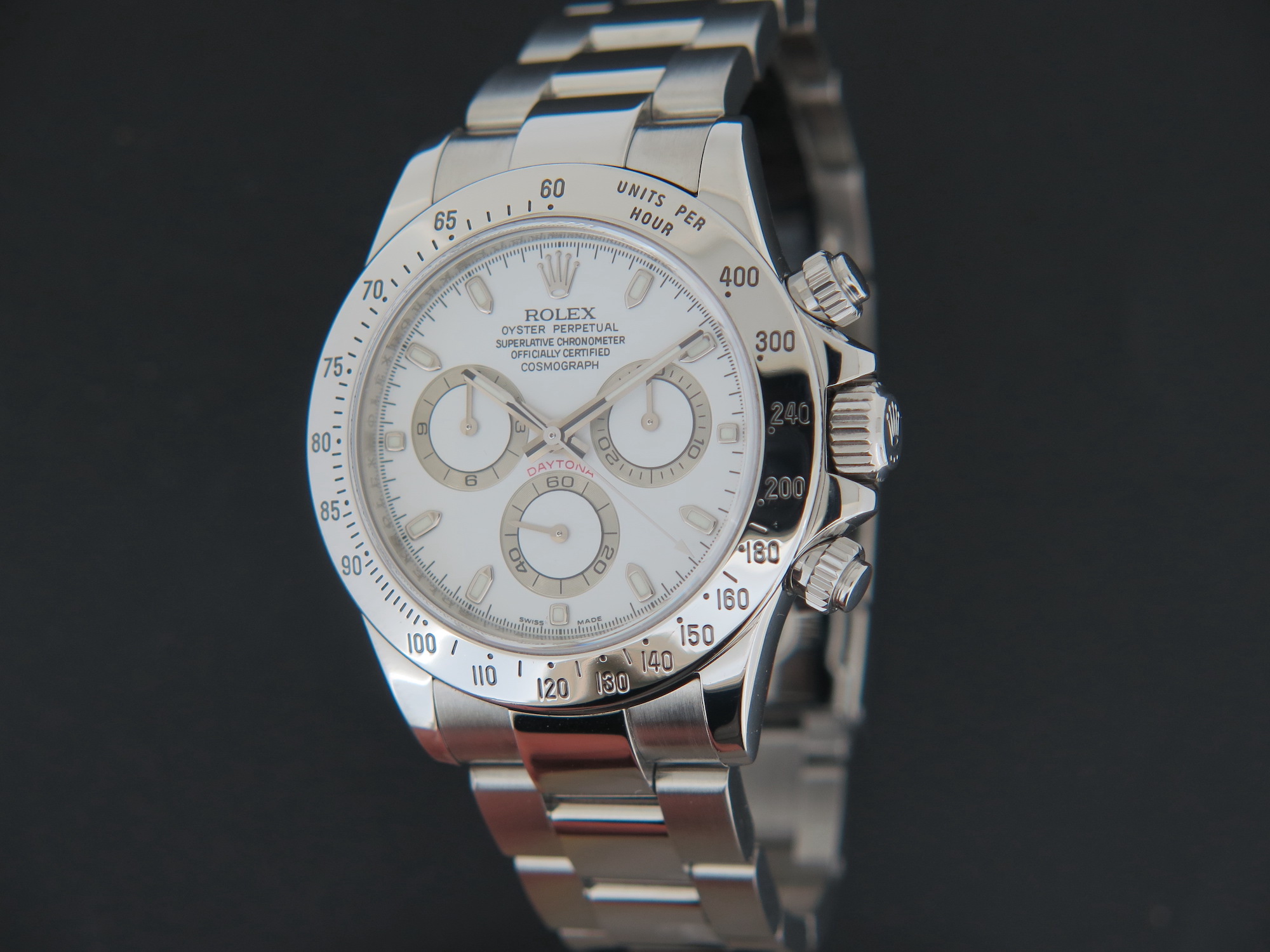 Rolex Daytona White Dial 116520 M Serial Watches Filipucci