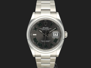 Rolex Datejust Slate Roman Dial 126200 99% NEW