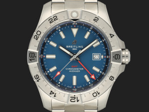 Breitling Avenger Automatic GMT 44 Blue Dial A32320 NEW