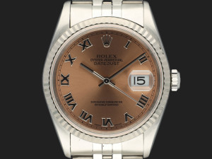 Rolex Datejust Salmon Roman Dial 16234 