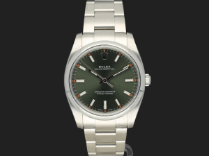 Rolex Oyster Perpetual 34 Olive Dial 114200