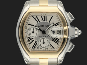 Cartier Roadster XL Automatic Chrono Gold/Steel W62027Z1 / 2618