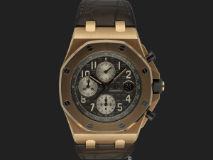 Audemars Piguet Royal Oak Offshore Chronograph Rose Gold Grey Dial 26470