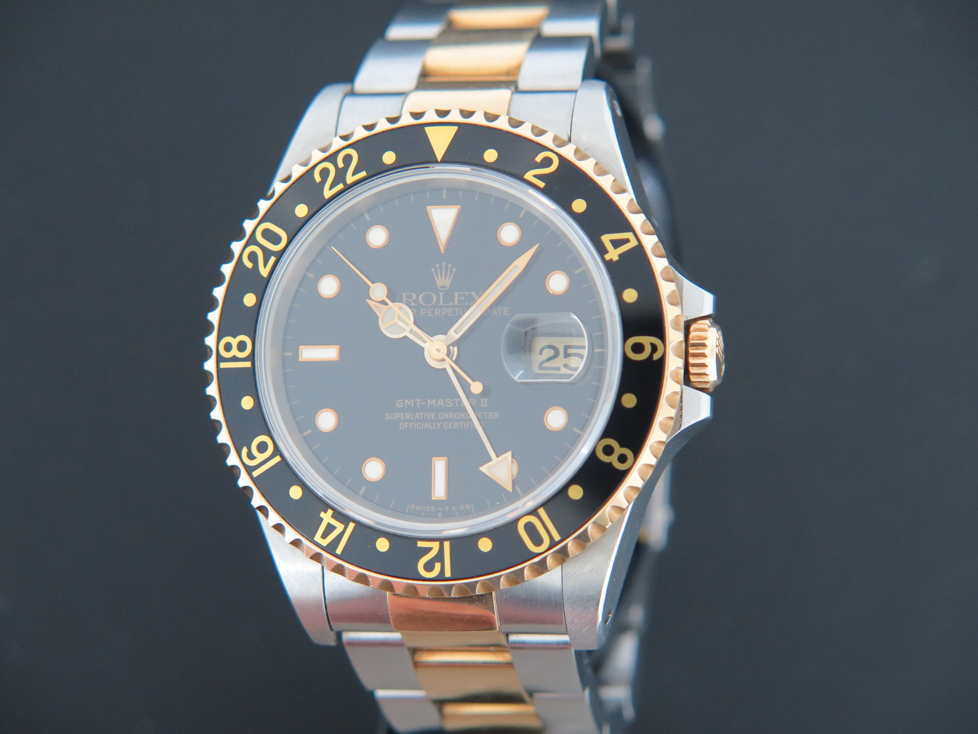 Rolex gmt gold on sale steel