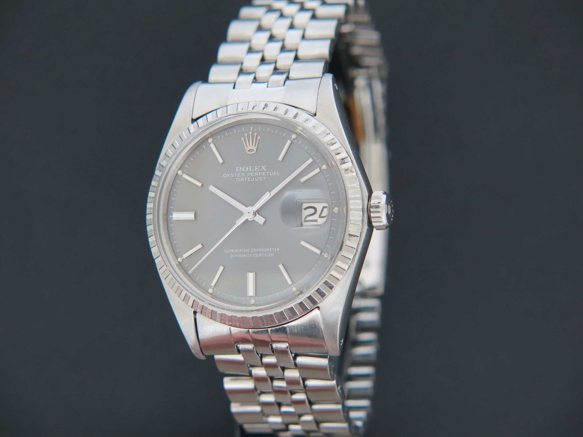 Rolex Datejust 1603 Grey Dial Watches Filipucci Juweliers