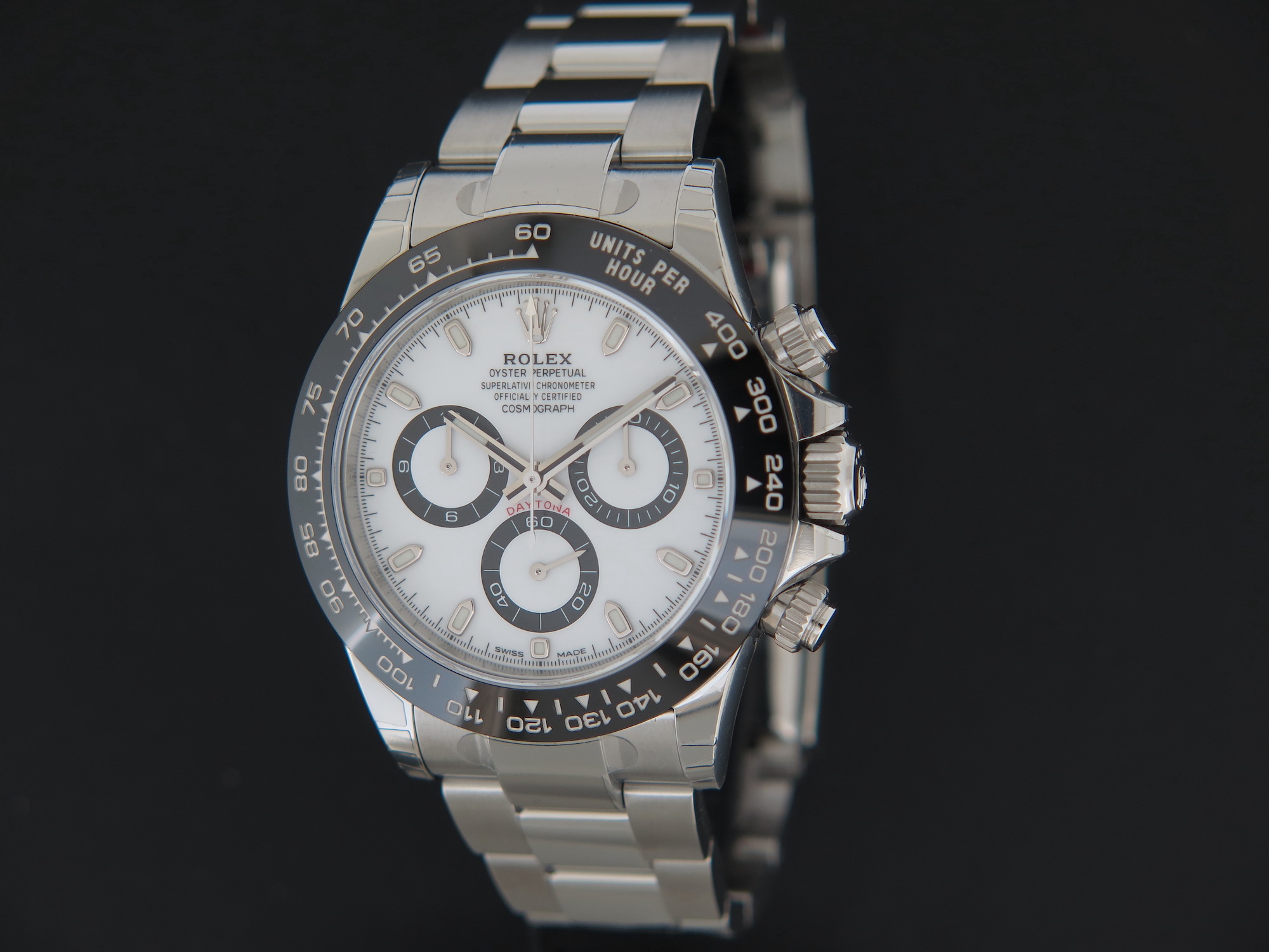 Rolex Daytona White Dial 116500LN NEW FULL STICKERS Uhren