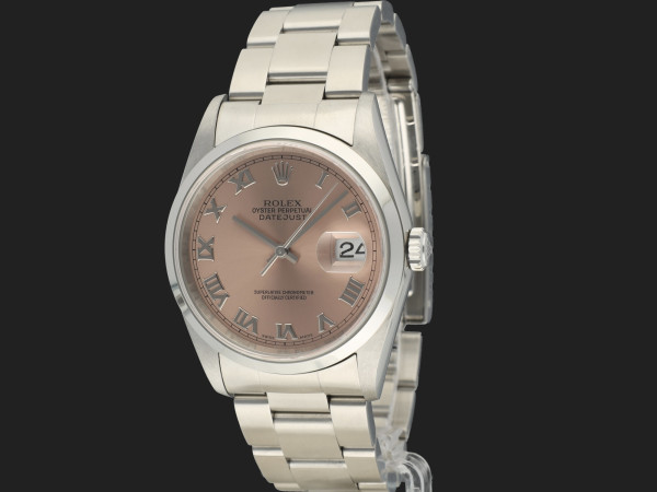 Rolex - Datejust 36 Salmon Roman Dial 16200