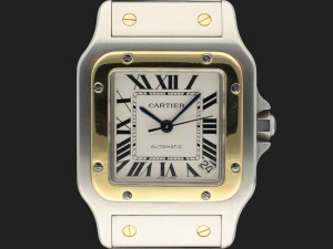 Cartier Santos Galbee XL Gold/Steel W20099C4 / 2823