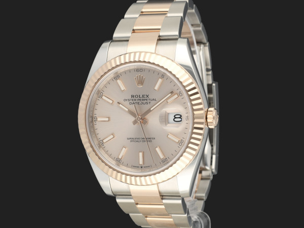 Rolex - Datejust 41 Everose/Steel Sundust Dial 126331