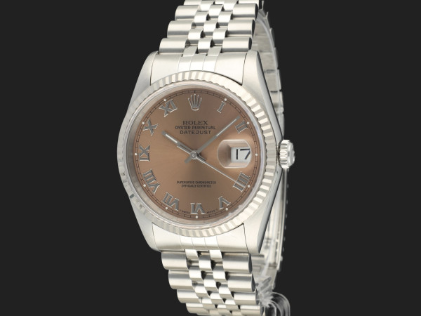 Rolex - Datejust Salmon Roman Dial 16234  