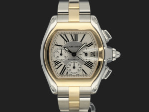 Cartier Roadster XL Automatic Chrono Gold/Steel W62027Z1 / 2618