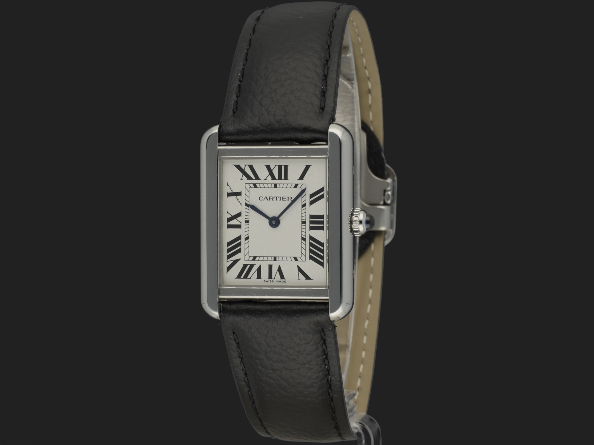 Cartier small tank watch sale