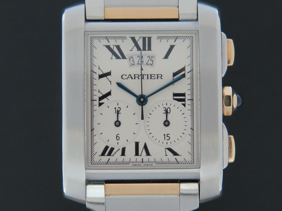 Cartier Tank Francaise Chronograph 2653 Watches Filipucci