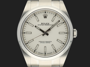 Rolex Oyster Perpetual 39 White Dial 114300