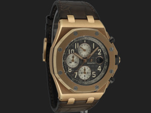 Audemars Piguet Royal Oak Offshore Chronograph Rose Gold Grey Dial 26470