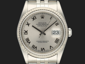 Rolex Datejust Rhodium Roman Dial 16234