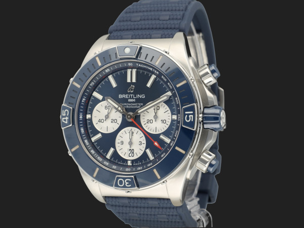 Breitling - Super Chronomat B01 44 Blue Dial AB0136 NEW