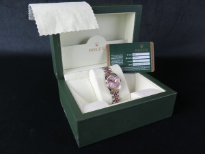 Rolex Lady-Datejust 26 Everose/Steel Pink Diamond Dial 179171