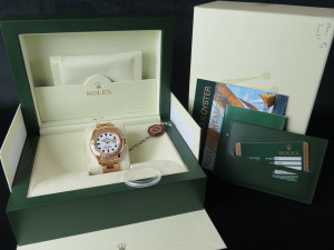 Rolex Yacht-Master Yellow Gold White Dial 16628