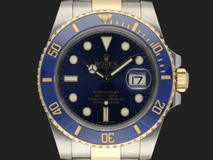 Rolex  Submariner Date Gold/Steel Blue Dial 116613LB