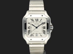 Cartier Santos Large Date Steel Roman Dial WSSA0018