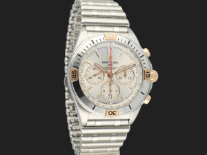 Breitling Chronomat B01 42 Silver Dial IB0134