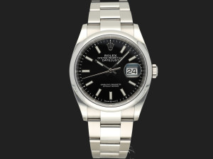 Rolex Datejust Black Dial 126200